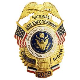 Barack Obama Inauguration Protect Detail Police Badge