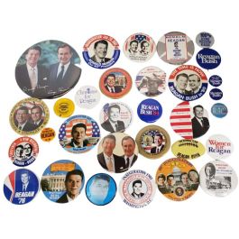 1980s Ronald Reagan Campaign, Convention & Inauguration Button Collection