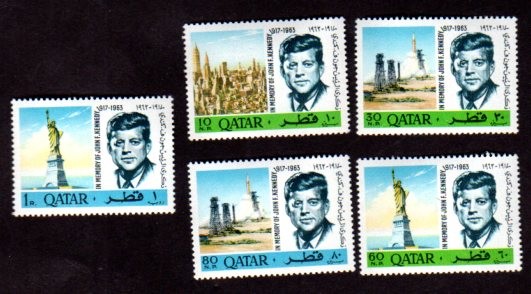 Qatar Kennedy Stamps