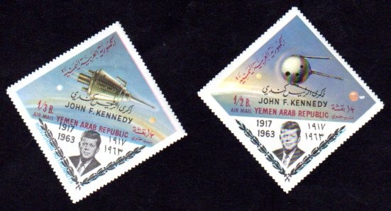 JFK Yemen Stamps