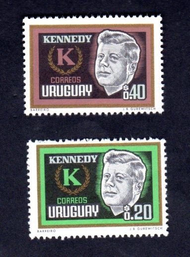 Uruguay Kennedy stamps