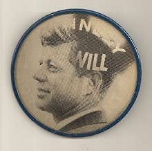 John F Kennedy flasher Button